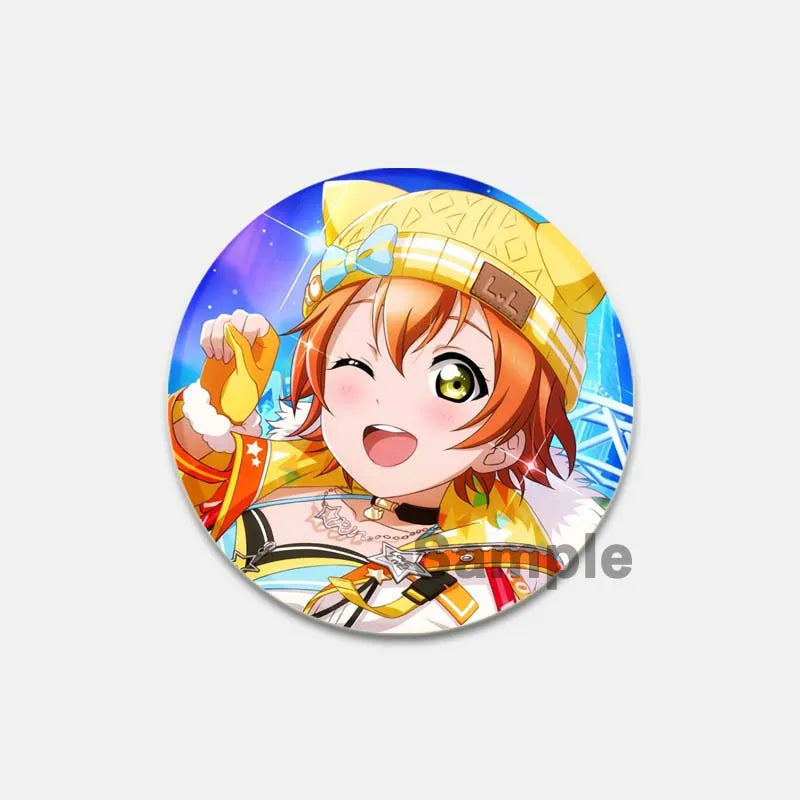Anime Love Live! Brooch for Backpack Cartoon Figure Honoka Kousaka/Maki Nishikino Lapel Pins Badge Accessorie Clothes Decoration