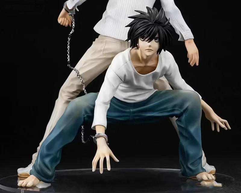 20cm DEATH NOTE Yagami Light L·Lawliet L Lawliet Anime Figurine Action Figure Toys Doll Christmas Gift No Box
