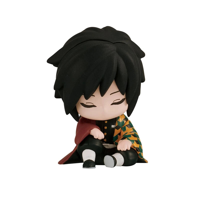 Demon Slayer Tokitou Muichirou Kochou Shinobu NO.2 Sleep Modeling Gashapon Ornament Action Figure Model Toys