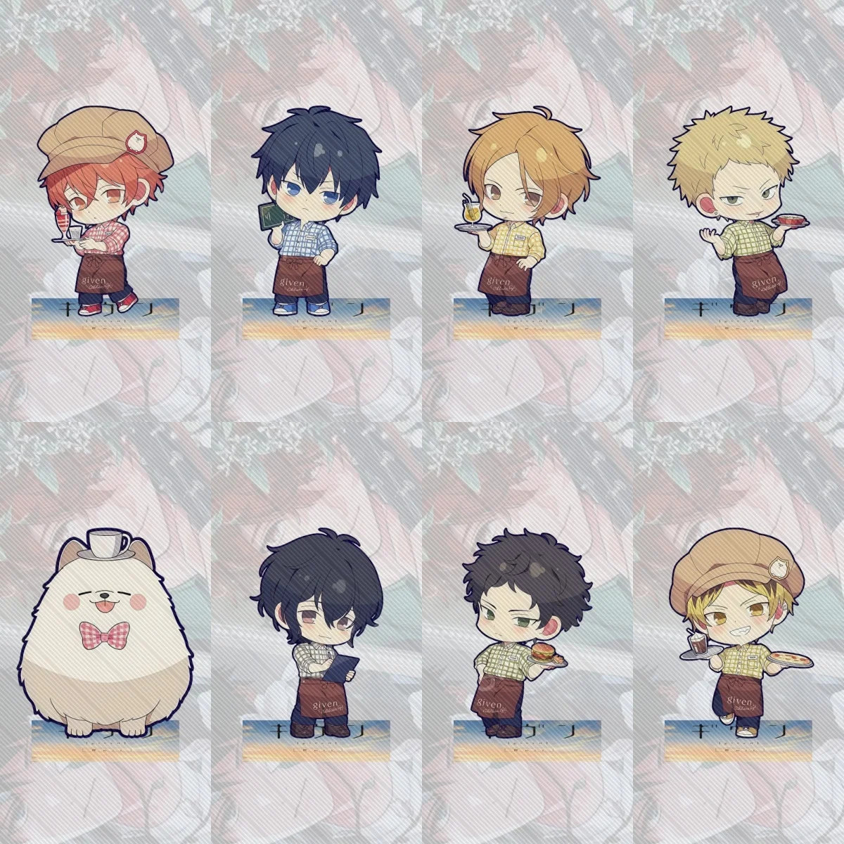 10CM NEW Anime given Acrylic Stand Model Cosplay Characters Ornament Accessories Good Merry Christmas Good Gifts