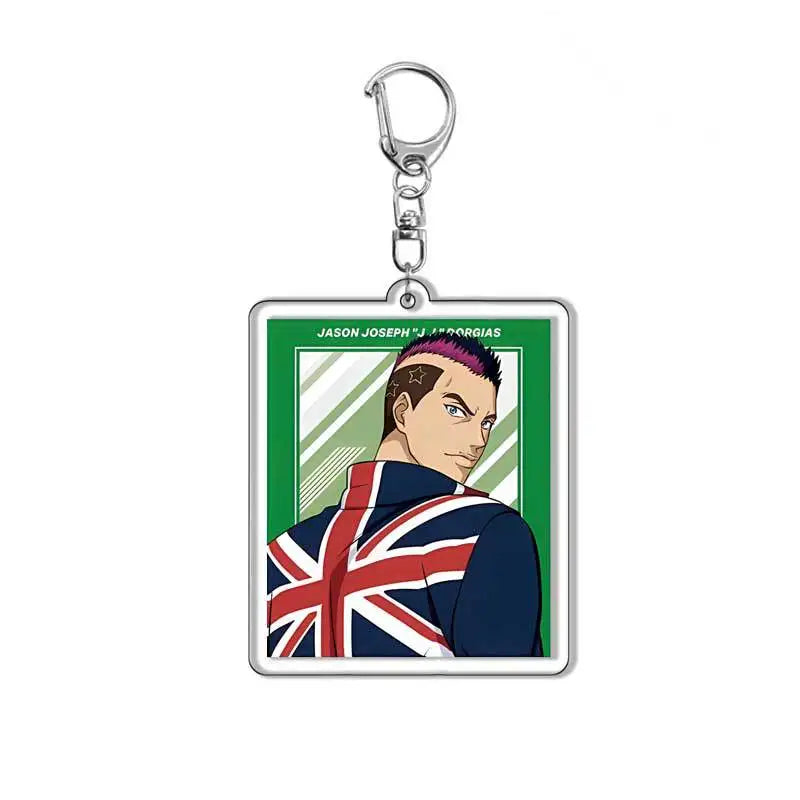 NEW THE PRINCE OF TENNIS Acrylic Keychain Lovely Baby Bag Charms Pendant Friends Gift Fans Fun Key Chain Cute Souvenir Creative