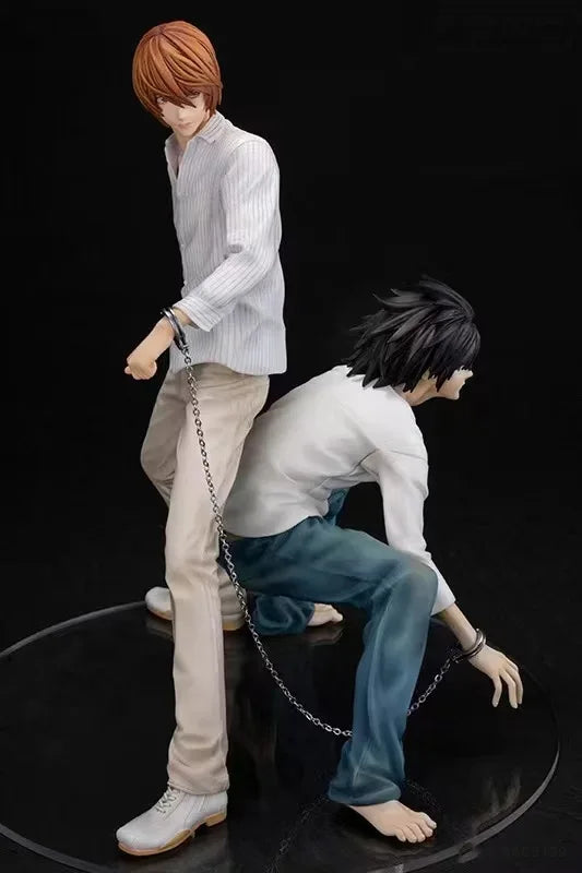 20cm DEATH NOTE Yagami Light L·Lawliet L Lawliet Anime Figurine Action Figure Toys Doll Christmas Gift No Box
