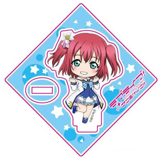 Fans Gifts Popular Anime LoveLive! Sunshine!!HD characters Mini Acrylic Stand Desktop Ornament birthday present Series About10cm