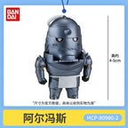 Bandai Gacha Scale Model Fullmetal Alchemist Edward Alphonse Roy Mustang Figurine Ornaments Action Figure Toys