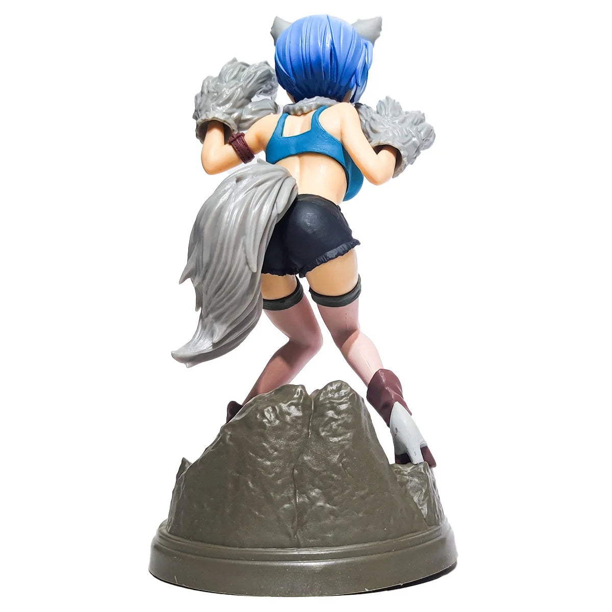 Anime Re:Zero kara Hajimeru Isekai Seikatsu Figure Rem Gray Wolf Model Halloween Dresses Action Figure Collection Gift Toy 19CM