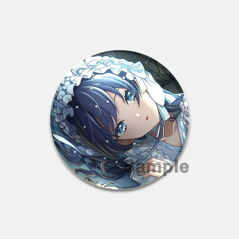 Anime Love Live! Brooch for Backpack Cartoon Figure Honoka Kousaka/Maki Nishikino Lapel Pins Badge Accessorie Clothes Decoration