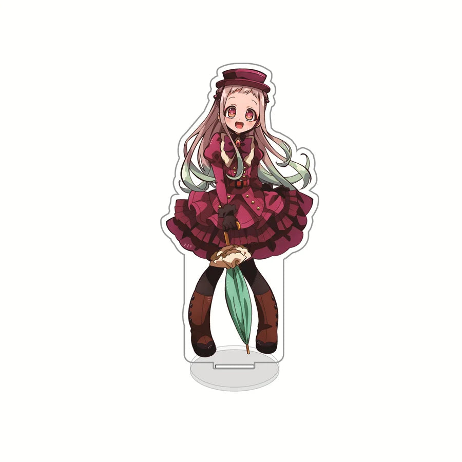 15cm Hot Anime Toilet-Bound Hanako-Kun Figure Stands Model Cute Character Yashiro Nene Acrylic Double-Sided Standing key chain