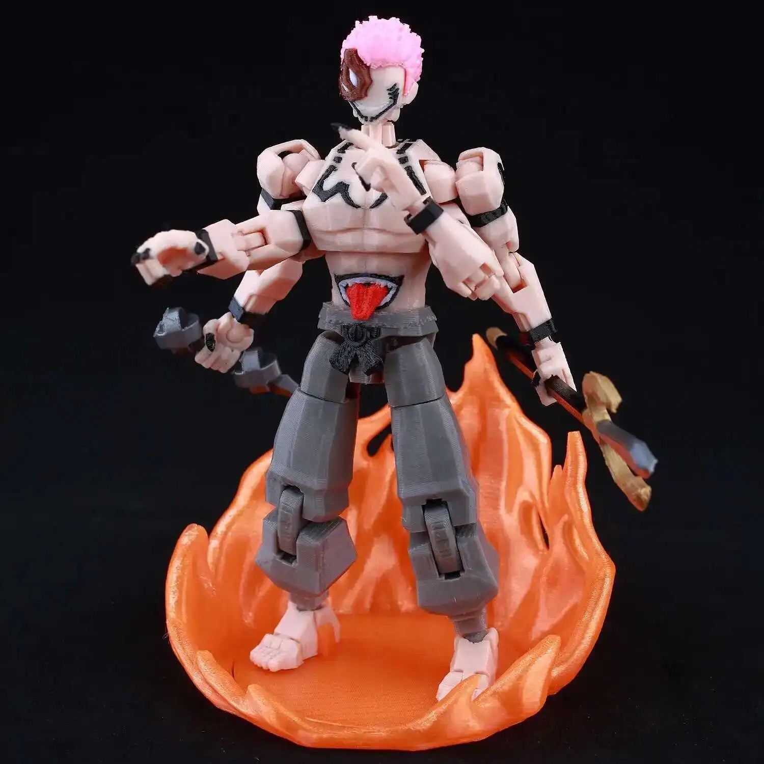 9L 3D Printed Anime Jujutsu Kaisen Sukuna Lucky13 Dummy 13 Movable Shapeshift T13 Action Figures Mannequin Toys for Collectors