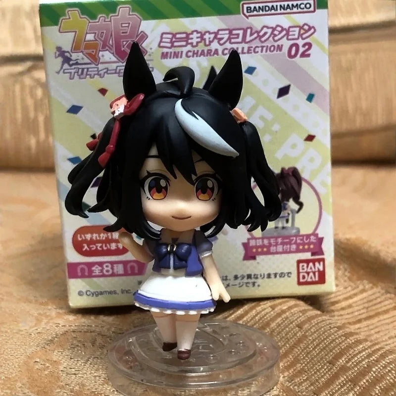 Bandai Original In Stock Uma Musume Pretty Derby Tokai Teio Golden Ship Teio Mejiro Mai Candy Toy2nd Wave Mini Figure Model Toys
