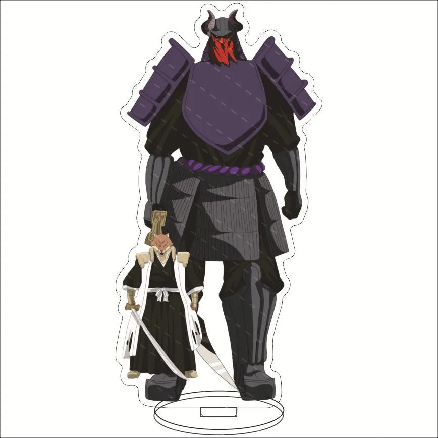 Anime BLEACH Acrylic Stand Manga Figures Kurosaki Ichigo Miniatures Figurines Garage Kits Model Toys GK Ornaments Decoration