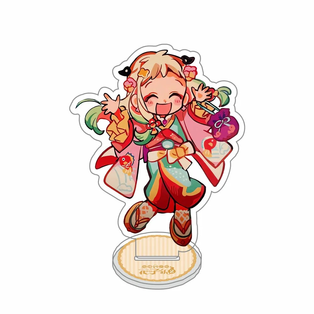 Anime Keychain Toilet-bound Hanako-kun Yugi Amane Yashiro Nene Minamoto Kou Acrylic Stand Model Figure Cosplay Plate Fans Gifts