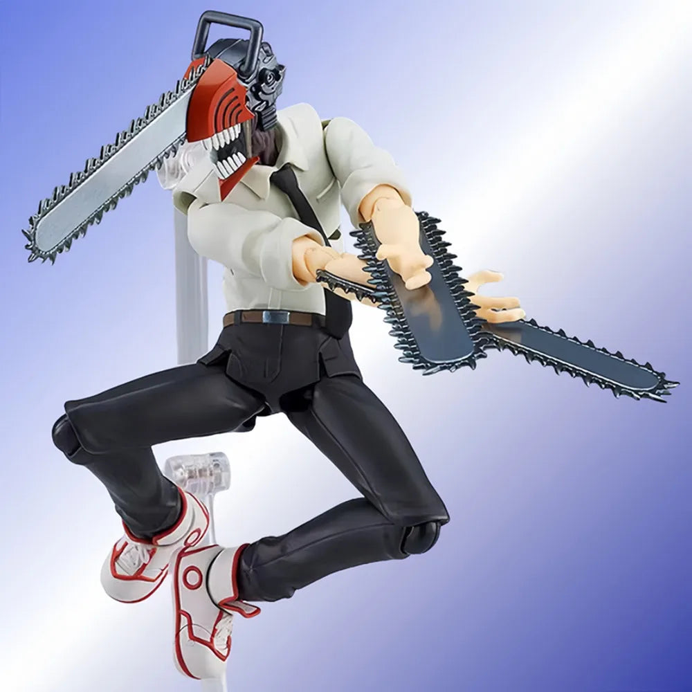 Figma 586 Chainsaw Man Anime Figures Denji Action Figure Pochita Toys for Boys Gifts Collection Display