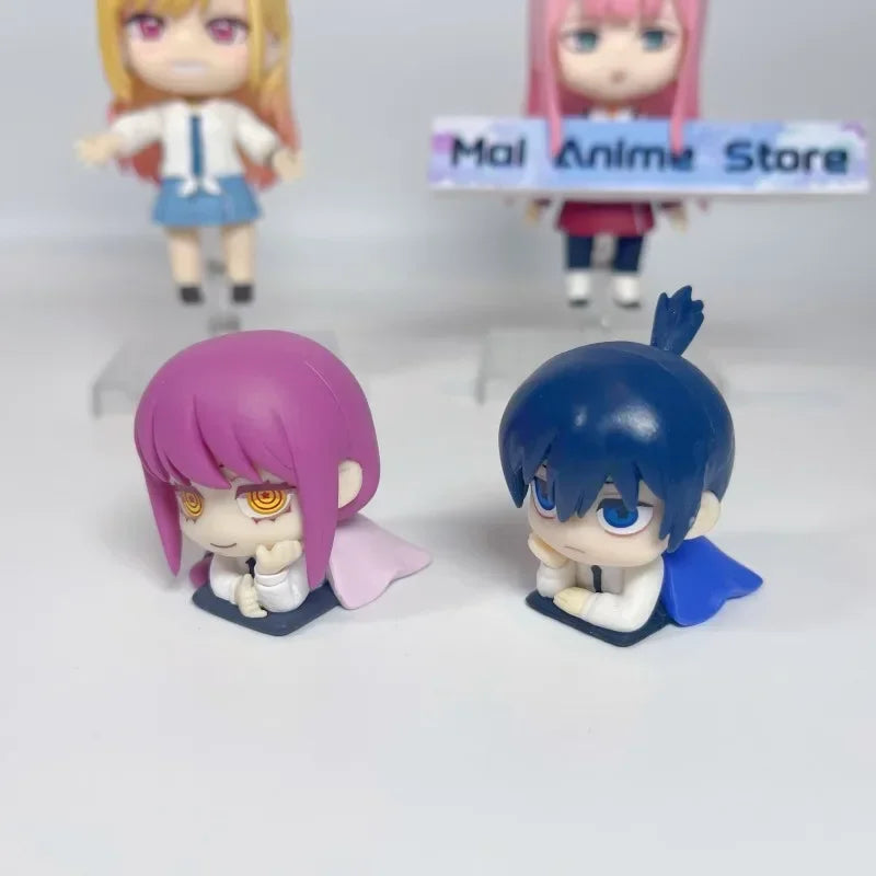 Chainsaw Man Denji Figure Sleeping Aki Decoration Kawaii Action Figurine Power Staue Anime Table Decor Desk Accessories Ornament