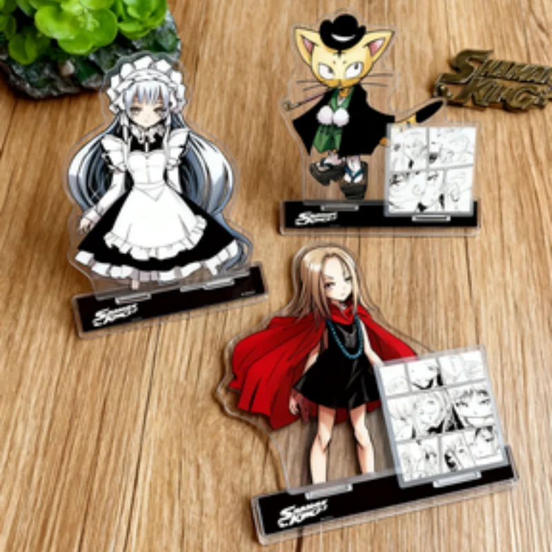 SHAMAN KING Standing wholesale Doll Cosplay Fans Gift 15CM HD Acrylic Stands Model Collect Toy Figure Anime