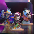 Original One Piece Mighty Jaxx Jason Freeny The Ninth Series Blind Box Luffy Figure Mystery Box Desk Decorate Birthday Gift Toy