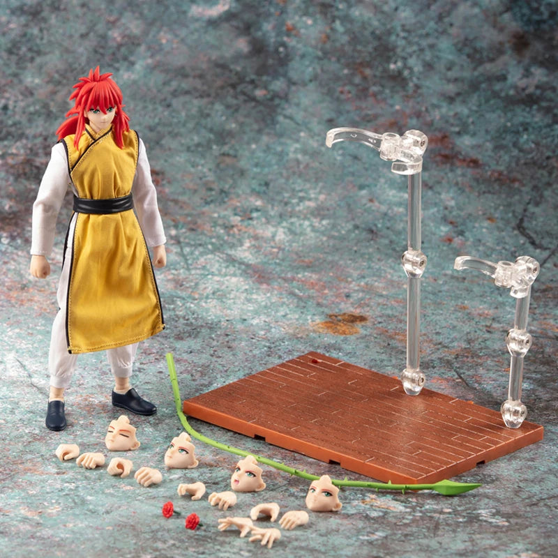 Dasin/Great Toys/GT YuYu Hakusho Urameshi Yuusuke Yoko Kurama Jaganshi Hiei Kuwabara Kazuma SHF 1/12 PVC Action Figure In Stock