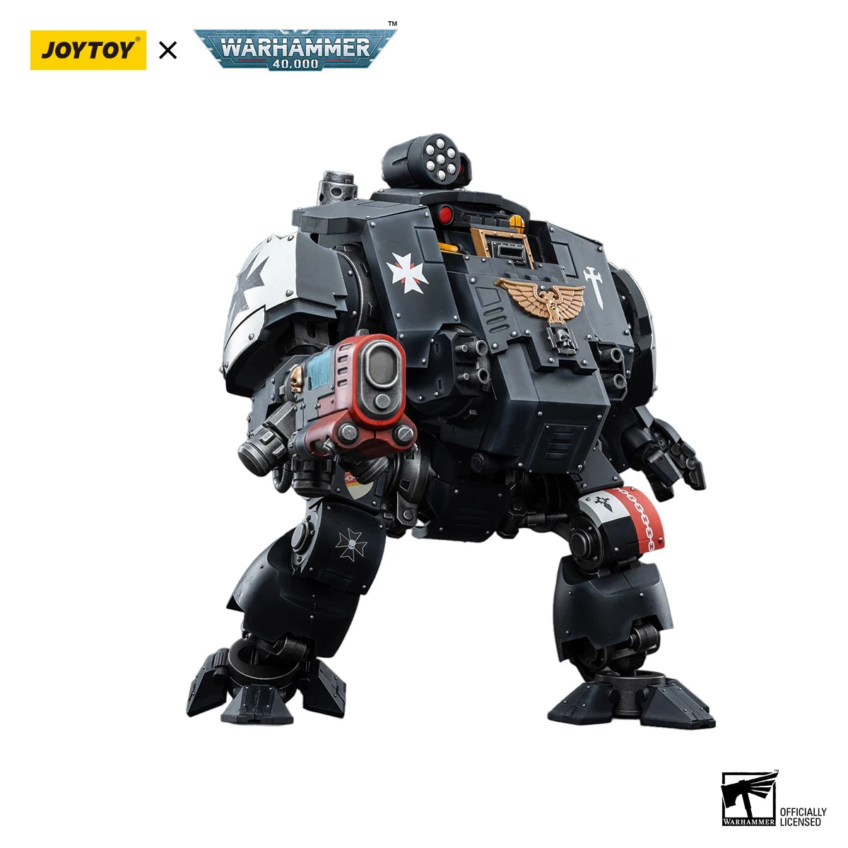 JOYTOY Warhammer 1/18 Action Figures Mecha Black Templars Redemptor Dreadnought