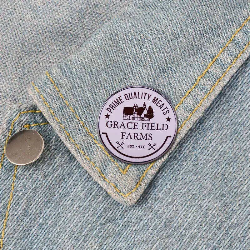 The Promised Neverland Enamel Pin Grace Field House Brooch Japanese Manga Anime Badge Jewelry