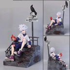 Hunter X Hunter Redstone Killua Zoldyck Anime Peripheral Anime Figure Desktop Ornament Statue Boy Collectibles Birthday Gift
