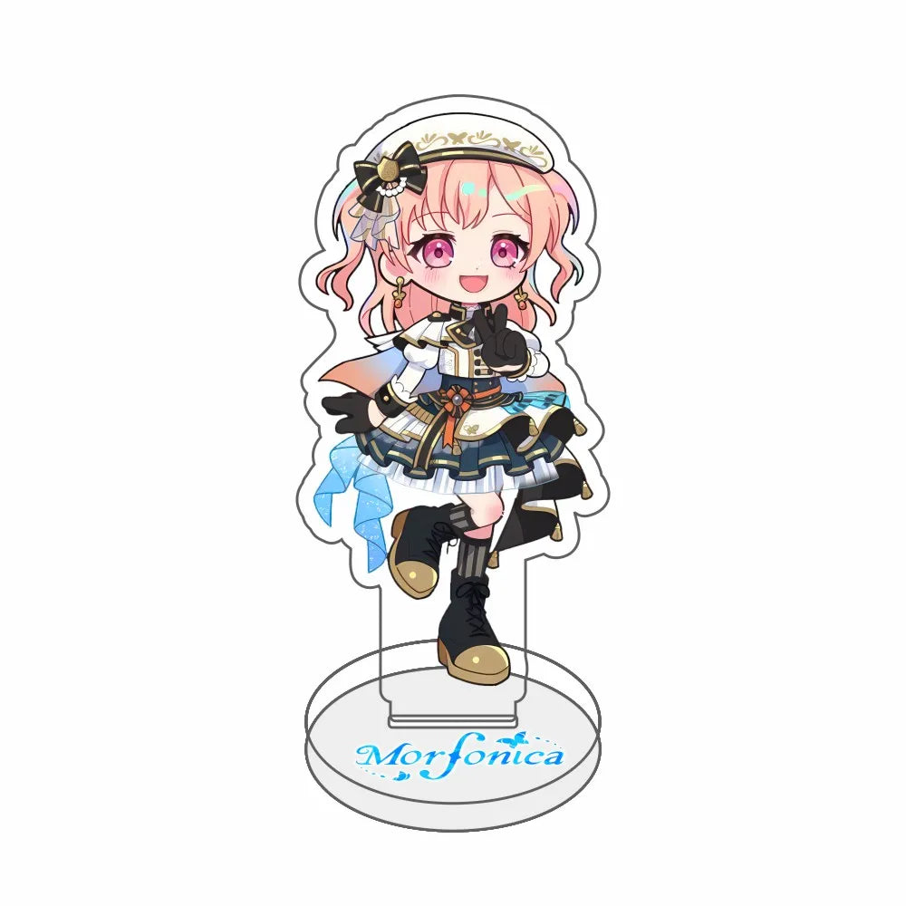 BanG Dream! Anime Acrylic Figures Stand Model Friends Keychain Fans Gifts Sakiko Soyo Display Keychain Ornaments Sweet Girl