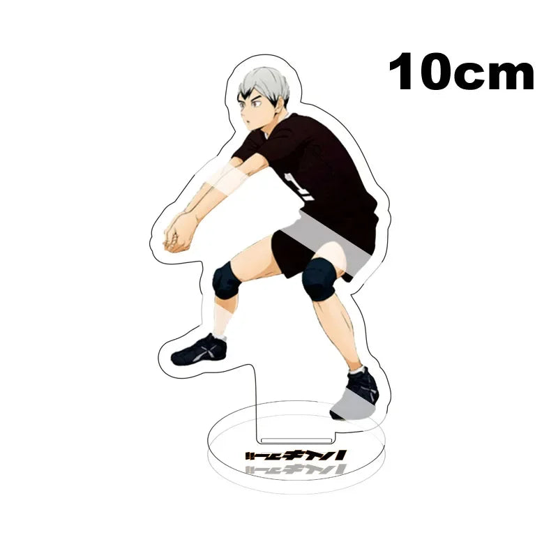 Haikyuu Volleyball Boys Figures Acrylic Stand, Hinata Shoyo, Kageyama, Tobio Desk Plate, Model Action Decor, Ornam, 10cm