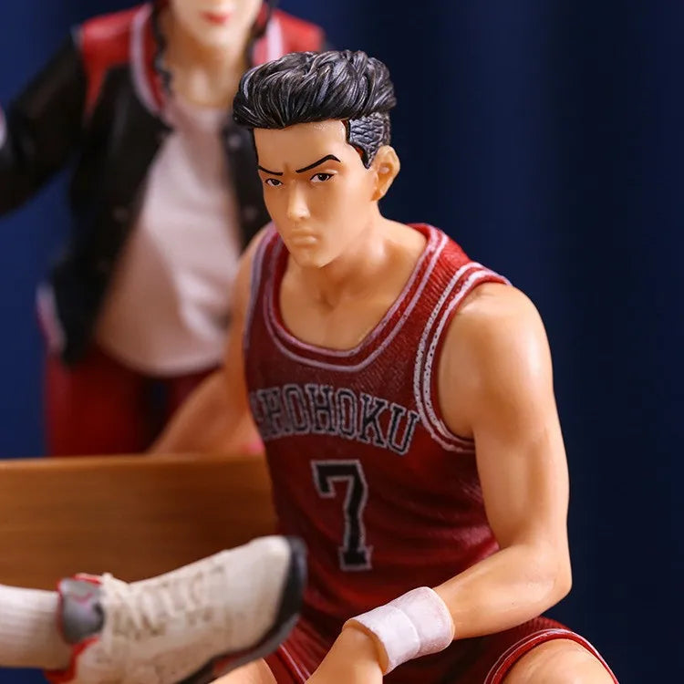 33cm New Slam Dunk Anime Figure Group Photo Perimeter PVC Model Statue Desktop Decoration Ornaments Kids Christmas Gifts Toys