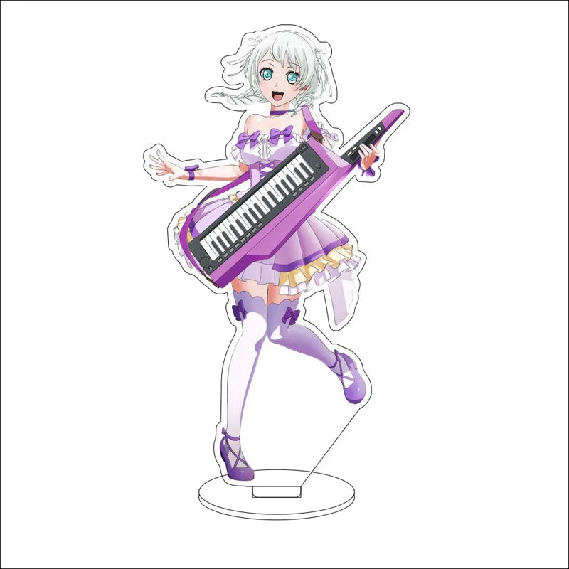 Anime BanG Dream! Acrylic Stand Ornaments Kasumi Toyama Ran Mitake Aya Maruyama Yukina Minato Figure Stand Halloween Gifts