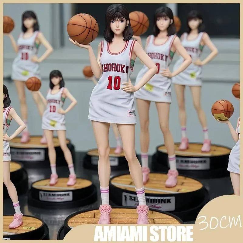 30cm Slam Dunk Haruko Akagi Action Figure Basketball Goddess Pvc Model Collection Desktop Decoration Dolls Boys Girls Toys Gifts