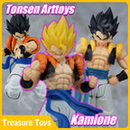 Tonsenarttoys Kamione Dragon Ball Z SHF Super Saiyan Blue SSJ Son Goku Vegeta Gogeta Anime Action Figures Models Kids Toys Gifts