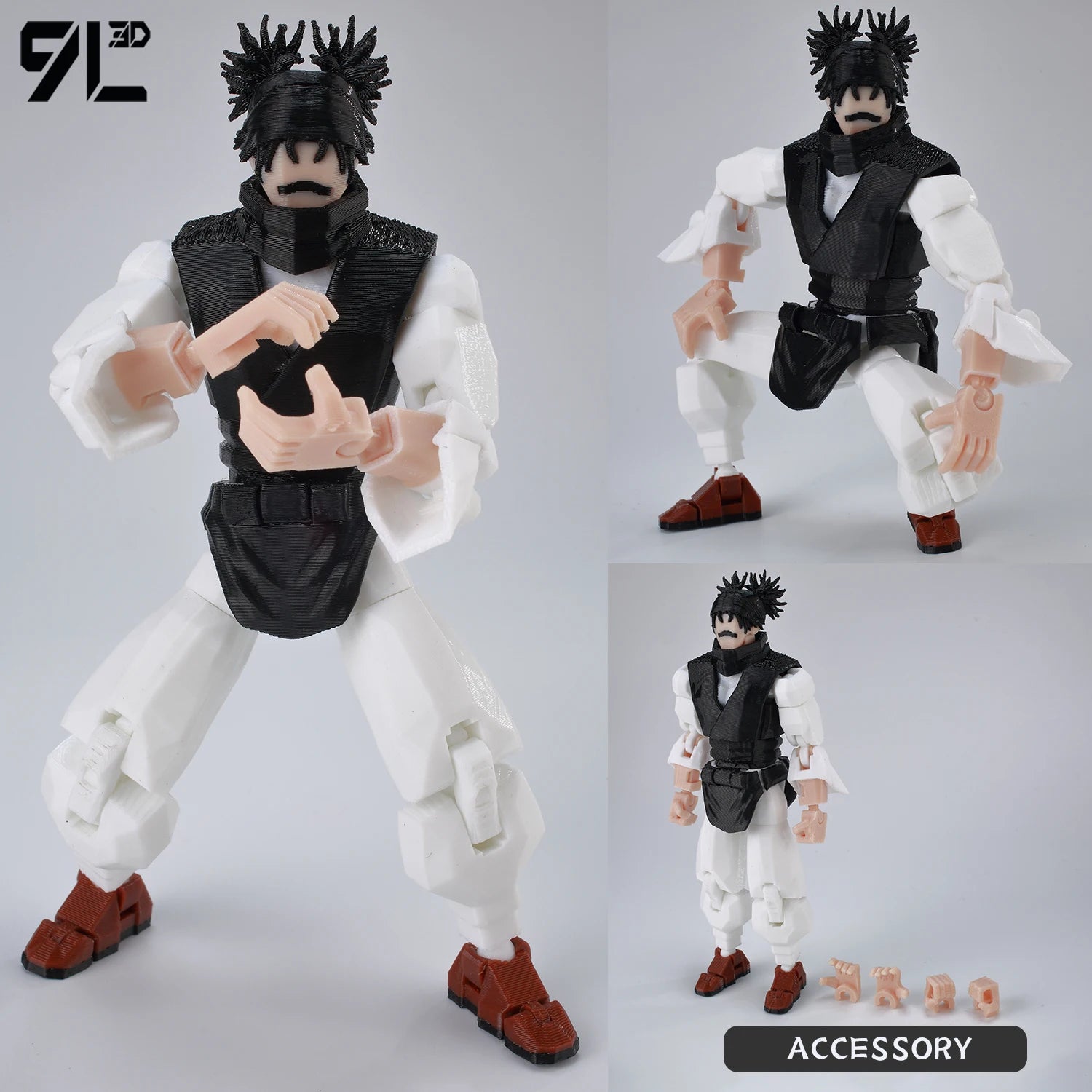 9L3D Lucky13 Gojo Sukuna Jujutsu Fushiguro Toji Gojo Satoru Action Figure Dummy13 T13 Multi-Jointed Collectible Toys Titan13