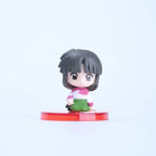 Q version Cute Inuyasha figure decoration blind box Sesshomaru Kagome model new sitting figure Gifts suitable for all ages