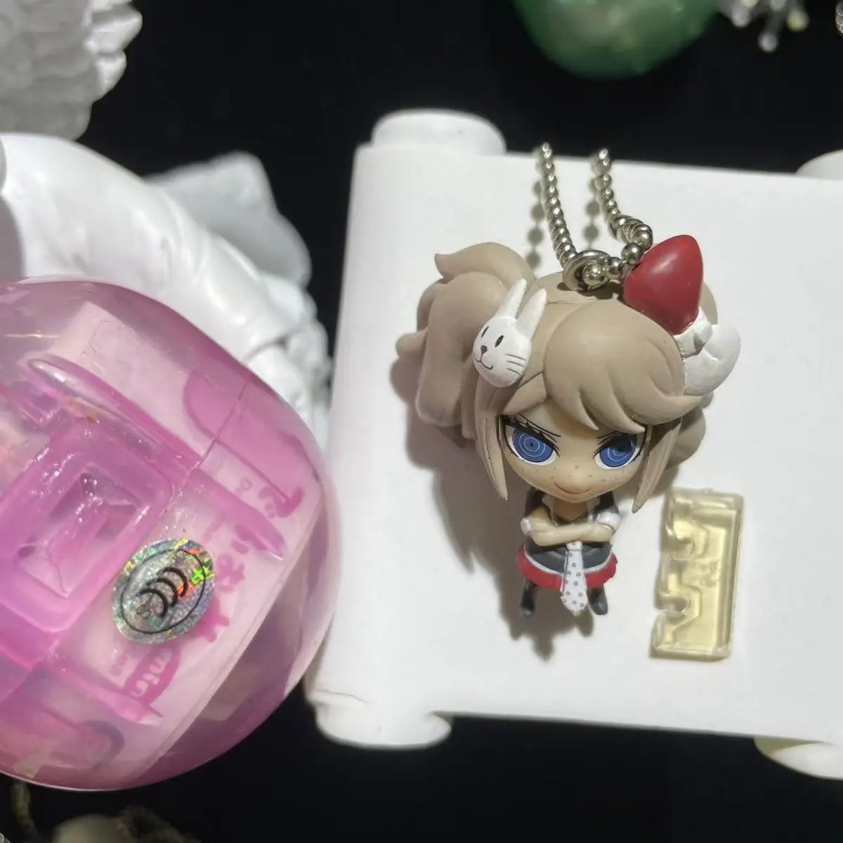 Danganronpa Funko Pop Genuine Anime Enoshima Junko Naegi Makoto Nanami ChiaKi Cosplay Capsule Garage Kits Cartoon Figurine Model Xmas Gift