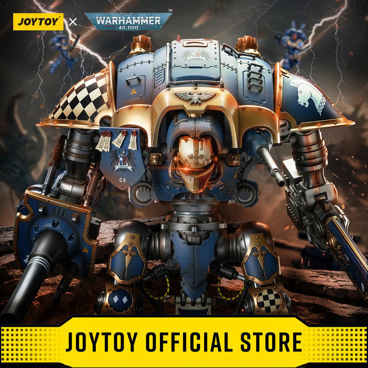 JOYTOY 1/18 Action Figures Anime Mech 53.7cm Imperial Knights House Terryn Knight Paladin
