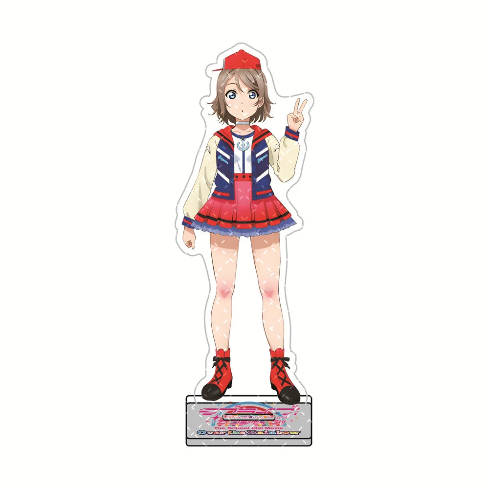 Anime Love Live! Sunshine!! 15cm Acrylic stand Yoshiko/You /Hanamaru/Riko tabletop decoration elegant Gifts Character Collection