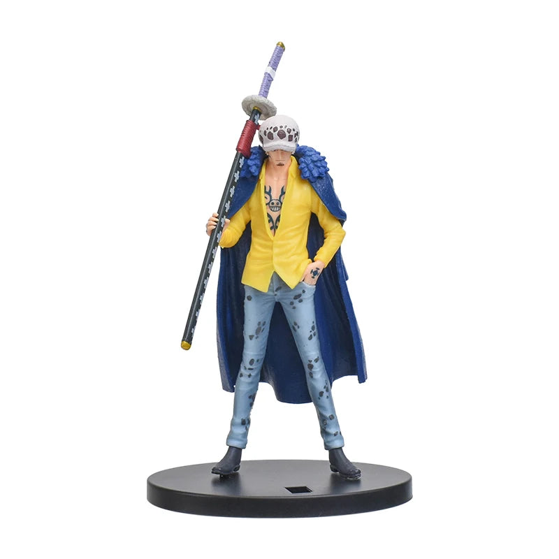 One Piece 17cm Anime Figure Luffy Zoro Chopper Yamato Nami Robin Anime Statue Action Figure Collection Model Kid Toy