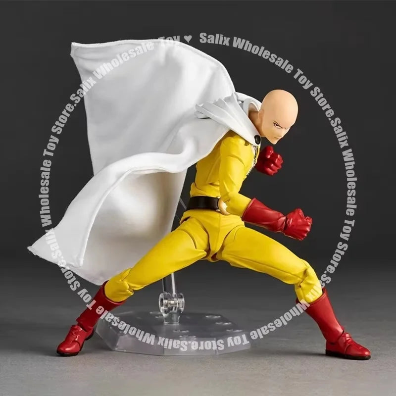 In Stock One Punch Man Action Figures Kaiyodo Revoltech Amazing Yamaguchi Ko Model Anime Action Collection Figures Gifts Toys