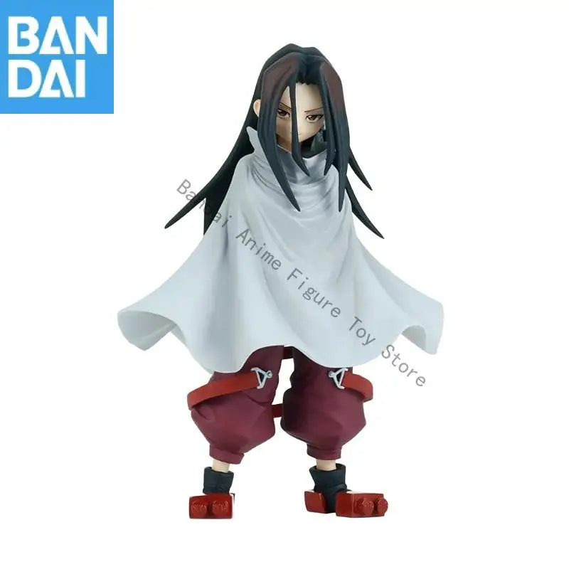 in stock Original Genuine BANDAI NAMCO BANPRESTO SHAMAN KING Asakura Hao Figure model Collector Figurine Toys Desktop ornament