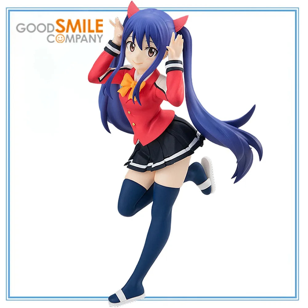 100% Original in Stock Good Smile Company Pop Up Parade Fairy Tail Wendy Marvell Collection Series Anime Figure Model Toys
