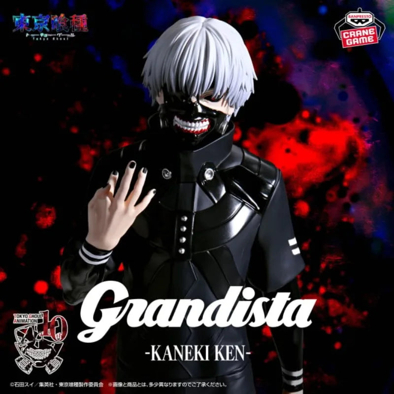 Bandai Original BANPRESTO Anime Tokyo Ghoul Grandista Kaneki Ken PVC Action Figure Collectible Model Toy Gifts