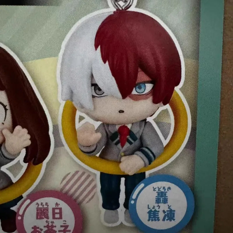 My Hero Academia Gashapon Toys Ochaco Uraraka Todoroki Shoto Bakugou Katsuki Anime Q Version Figure Model Pendant Toys