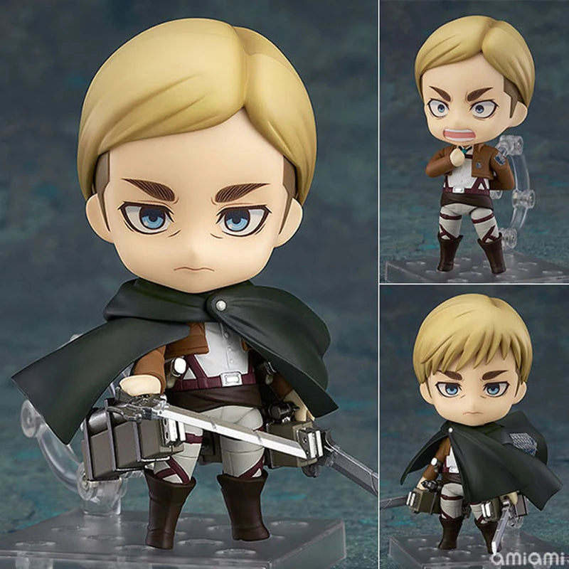 Anime Figures 775 Erwin Smith 390 417 Figures Levi Eren Jaeger 375 Levi Ackerman 365 2000 2001 Action Figure Toys Christmas Gift