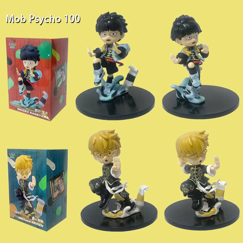 New In Stock Bushiroad PalVerse Pale. Mob Psycho 100 III Shigeo Kageyama Arataka Reigen Anime Figure Toys Kwaii Q Ver. PVC Model
