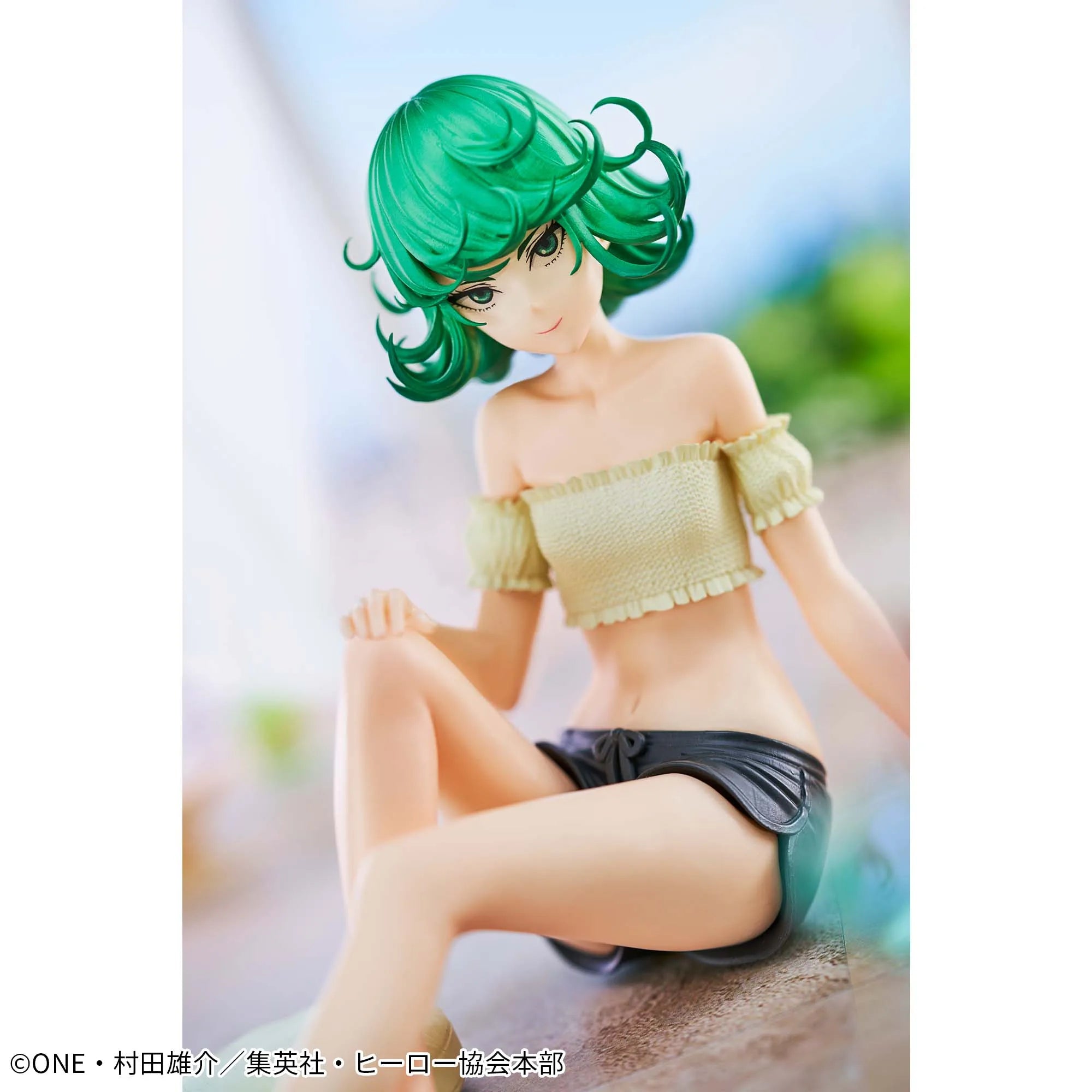 Bandai ONE PUNCH MAN Tornado of Terror Tatsumaki Action Figures Model Relax Time BANPRESTO Amusement Figures Original