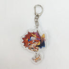 Anime SK8  Figure Keychain Bag Pendant Transparent Acrylic Cartoon Character Skateboard Key Chain Ring Jewelry Gift