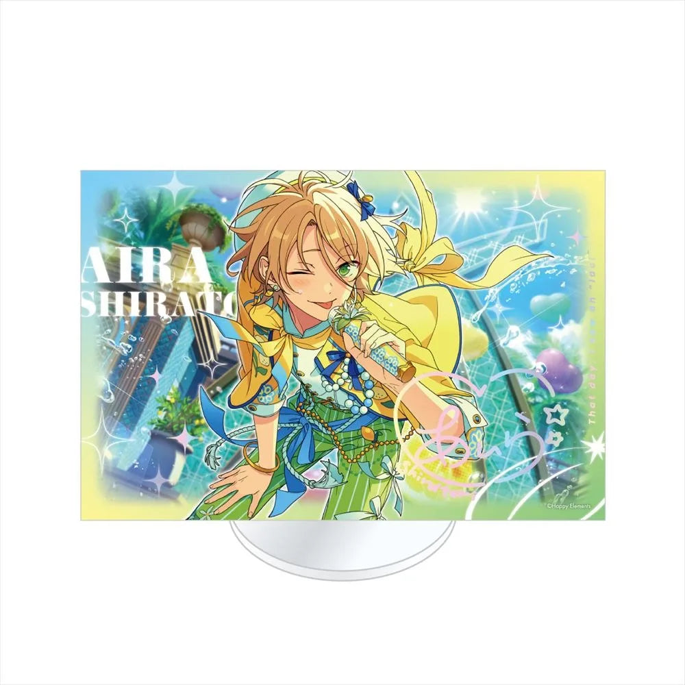 Hot Anime Store Ensemble Stars!! Wataru Hibiki Eichi Tenshouin Hokuto Hidaka Acrylic HD Figure Stand Fans Charm Gifts About15cm