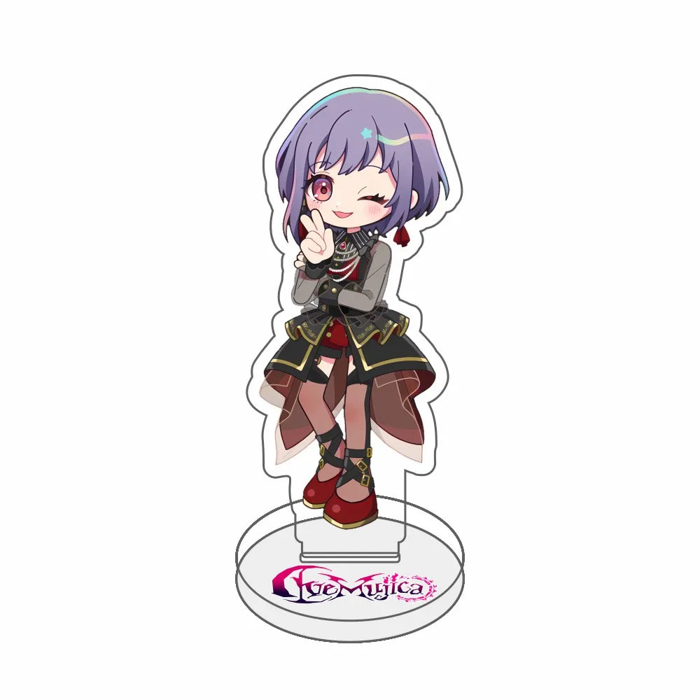 BanG Dream! Anime Acrylic Figures Stand Model Friends Keychain Fans Gifts Sakiko Soyo Display Keychain Ornaments Sweet Girl