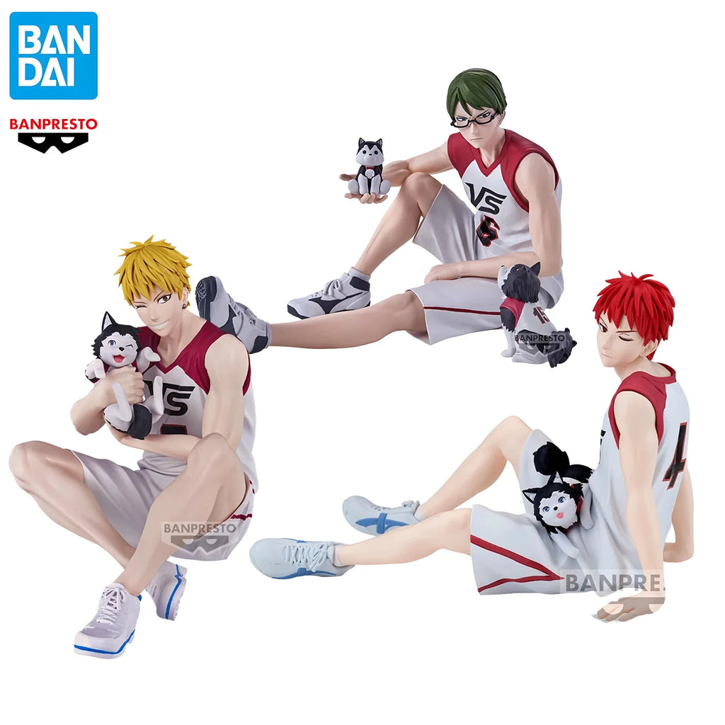 BANDAI Genuine Kurokos Basketball LAST GAME Ryota Kise Midorima Shintaro Akashi Seijuro Anime Action Figure Collection Model Toy