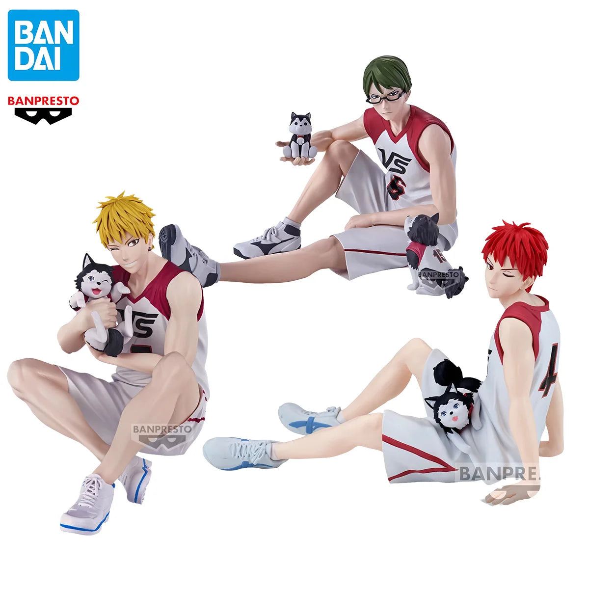BANDAI Genuine Kurokos Basketball LAST GAME Ryota Kise Midorima Shintaro Akashi Seijuro Anime Action Figure Collection Model Toy