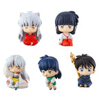 Inuyasha Action Figure Model Sitting Series Anime Peripheral Products Kagome Kikyo Sesshoumaru Rin Gashapon EX CASHAPON ORIGINAL
