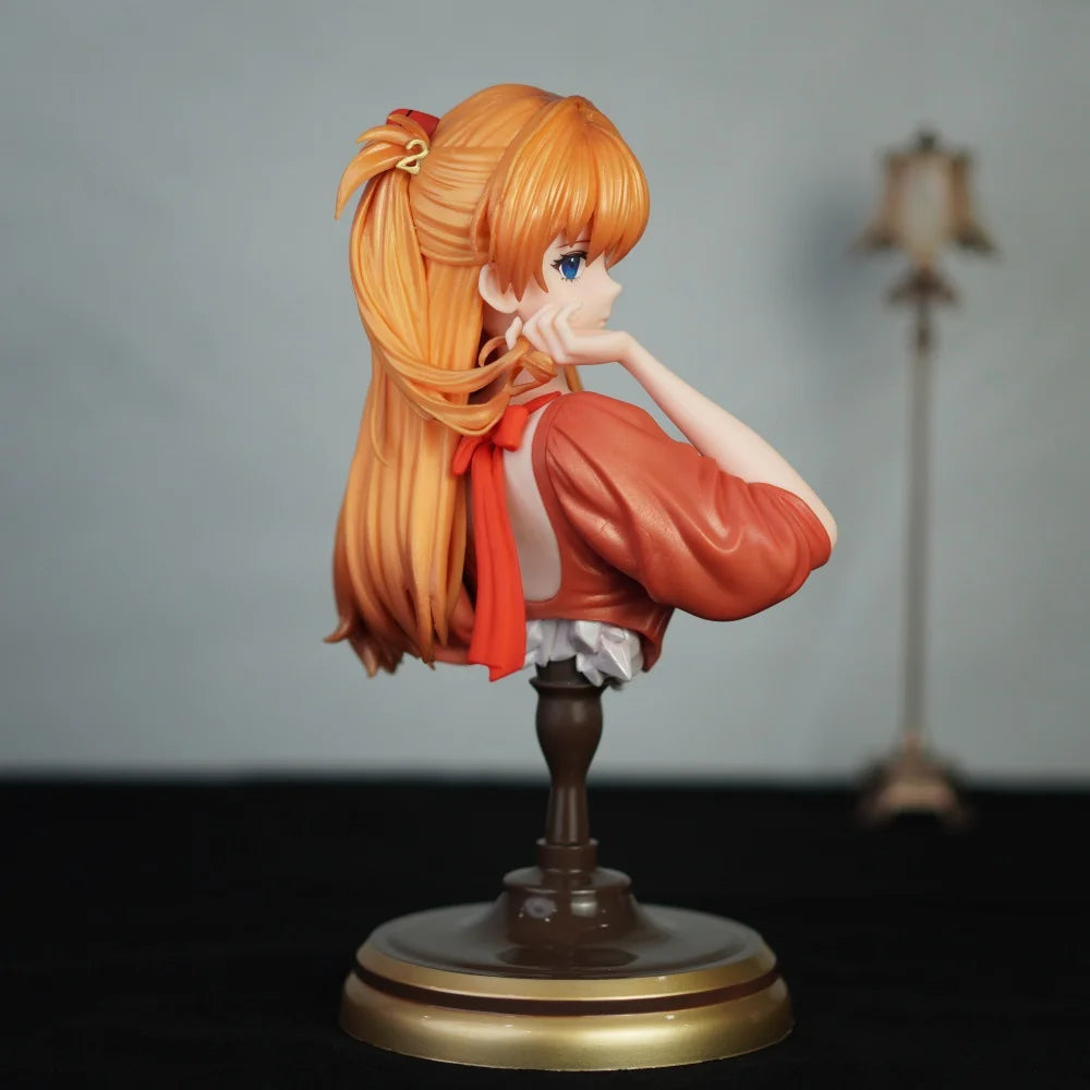 23cm/9.06in Anime Neon Genesis Evangelion Figure Asuka Langley Soryu Action Figures Pvc Statue Collection Model Toys Gifts